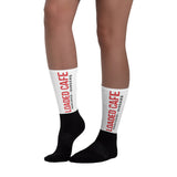 Loaded Cafe Logo - Black foot socks