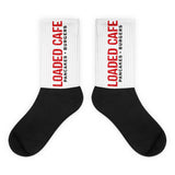 Loaded Cafe Logo - Black foot socks